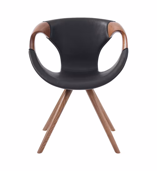 High Quality Office Furniture Modern Solid Wood Legs Fabric Arm Chair Leisure Chair