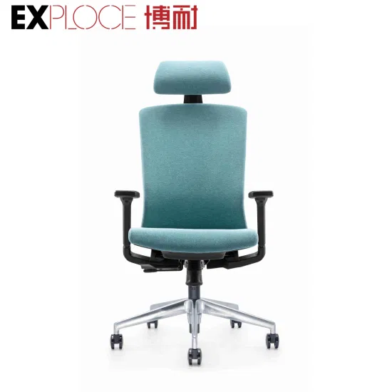 Офисное высококачественное представительское роскошное удобное сетчатое офисное кресло из кожи или ткани Эргономичное офисное кресло Подвесное кресло Базовая настройка