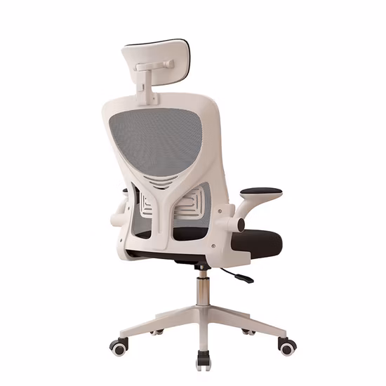 Новое поступление, эко-современный стиль, поворотное эргономичное компьютерное кресло с подголовником, удобное офисное кресло с высокой спинкой